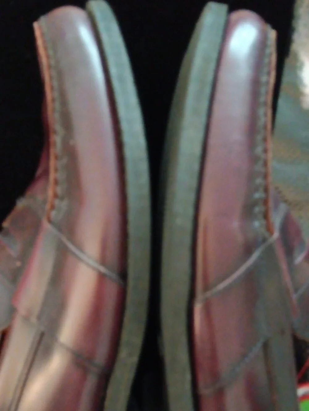 Rockport Men’s Maroon Leather Penny Loafers